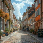 Vue du quartier Blanqui-Mirabeau à Tours