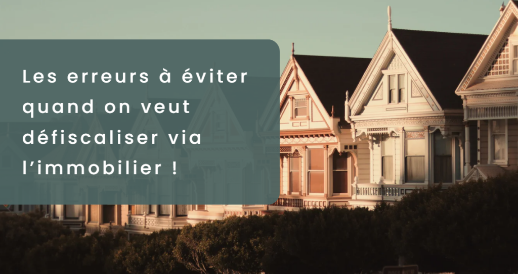 Défiscalisation immobilière