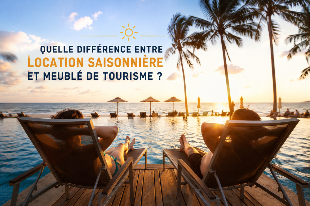 Quelle différence entre location saisonnière et meublé de tourisme ?