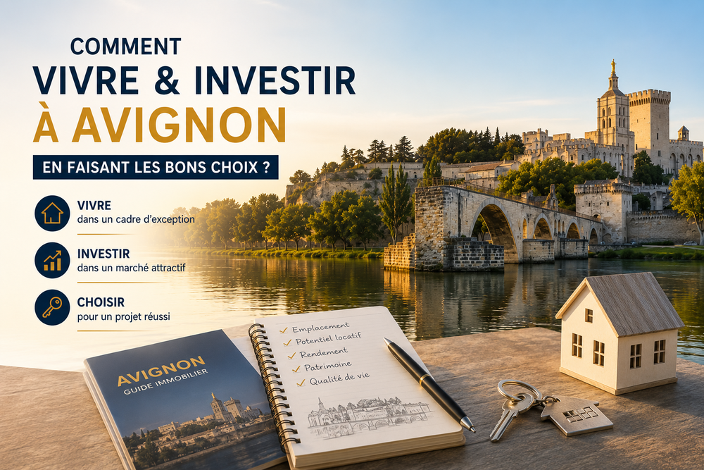 Vivre à Avignon et investir dans l'immobilier au cœur d'un cadre de vie recherché