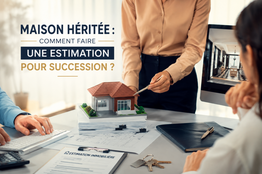 Estimation d'une maison pour succession réalisée par un expert immobilier