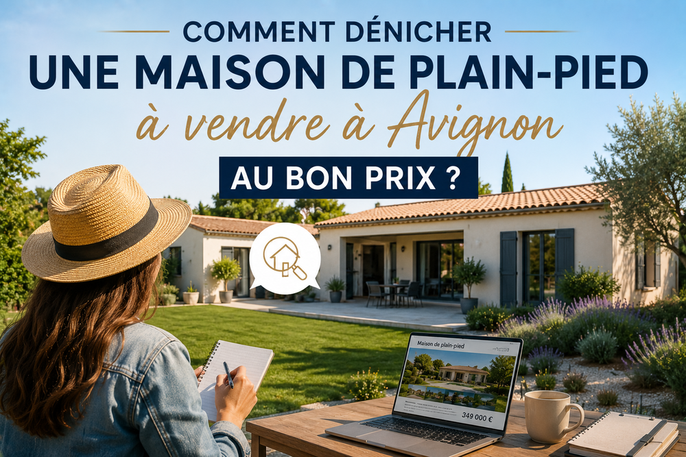 Maison de plain-pied à vendre à Avignon