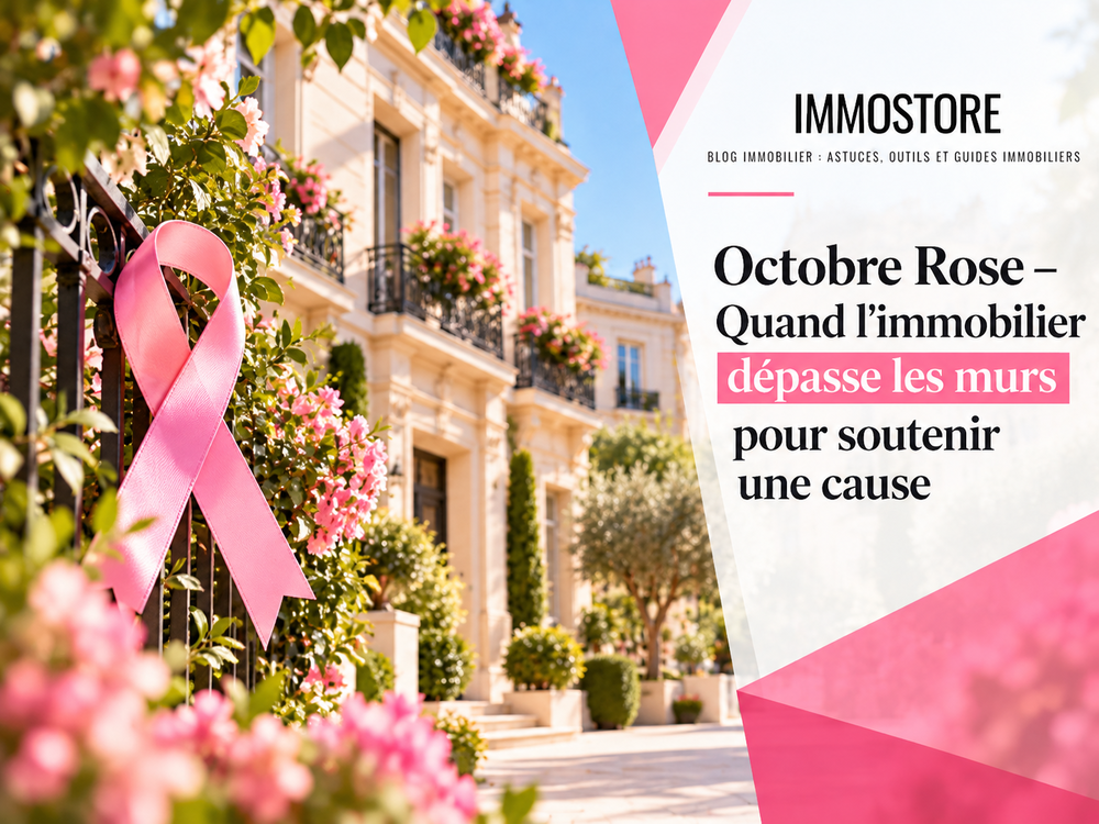 Don pour Octobre Rose : l’immobilier se mobilise pour soutenir la lutte contre le cancer du sein